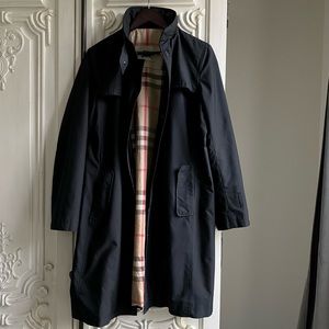 Burberry Black Overcoat